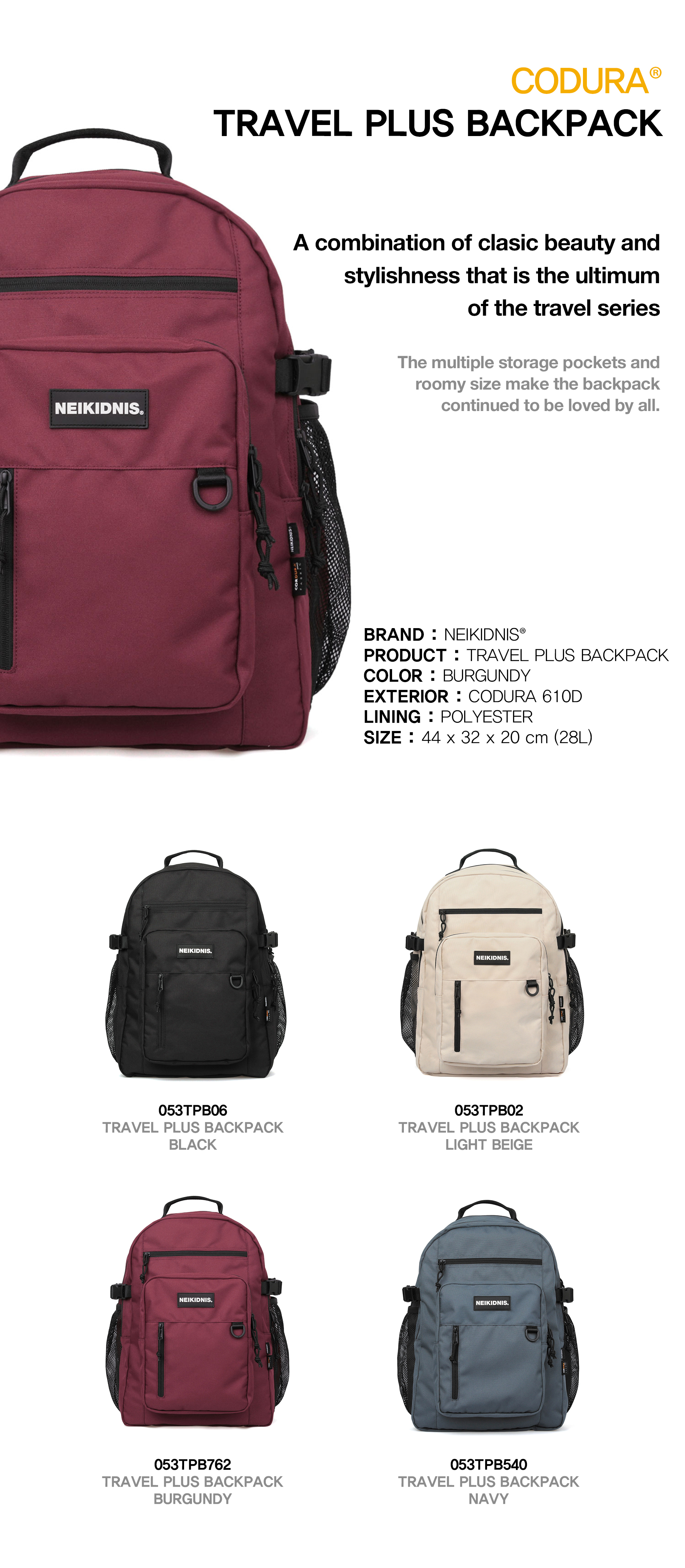 neikidnis travel plus backpack